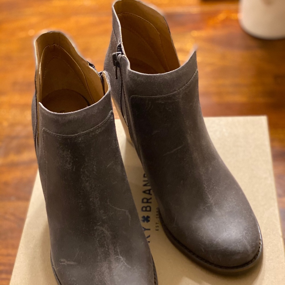 Lucky Brand Yabba wedge bootie * storm grey